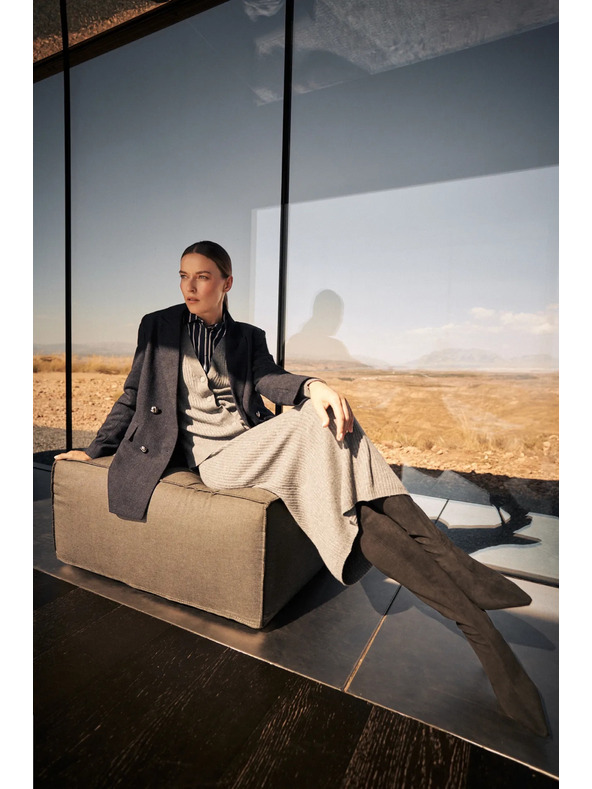 Moodo Blazer da donna blu scuro Moodo