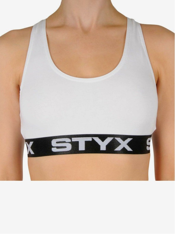 Styx Reggiseno sportivo Styx donna bianco