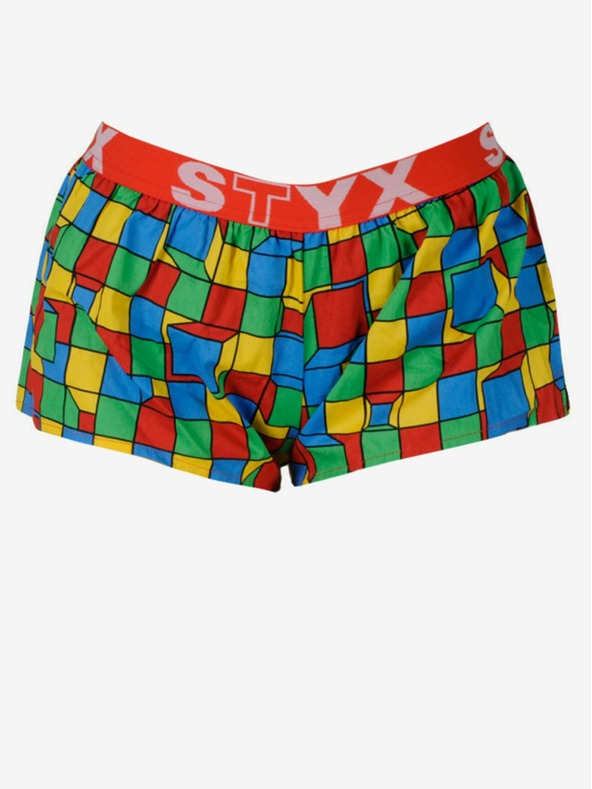 Styx Pantaloncini da donna Styx art sport rubber plaid