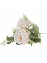 Casa de Engel Bouquet artificiale di rose, bianco, 27/324