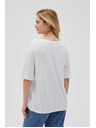 Moodo T-shirt bianca da donna Moodo