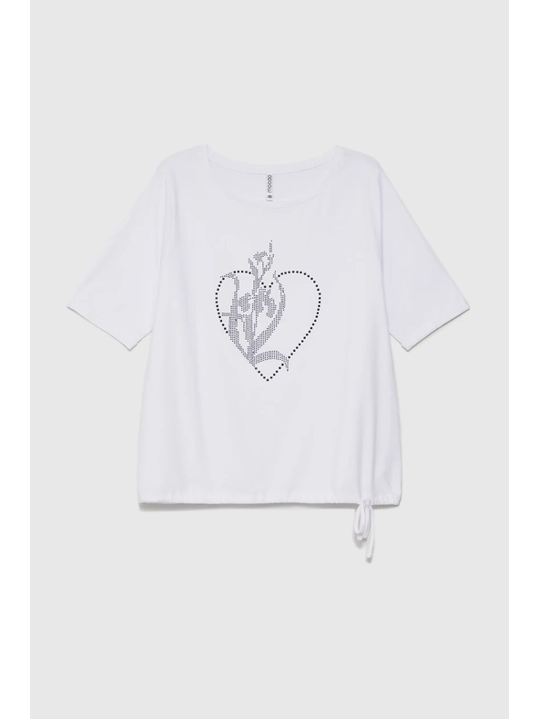 Moodo T-shirt bianca da donna Moodo
