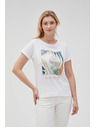 Moodo T-shirt bianca donna Moodo