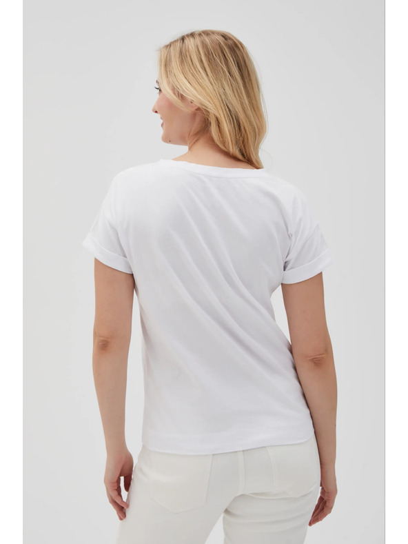 Moodo T-shirt bianca donna Moodo