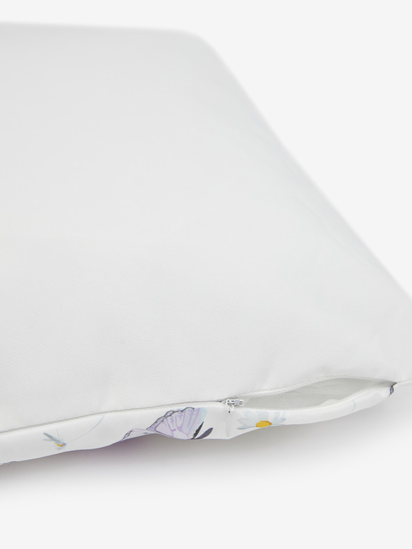 Kaemingk Cuscino da esterno bianco con motivo Kaemingk