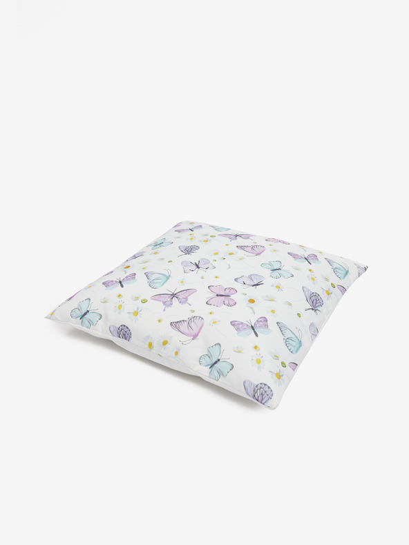 Kaemingk Cuscino da esterno bianco con motivo Kaemingk