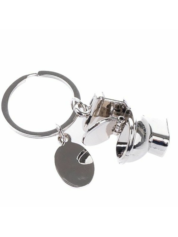 Casa de Engel Portachiavi in metallo - WC, 12/1200