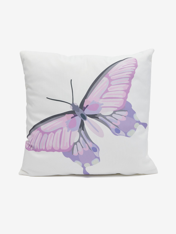 Kaemingk Cuscino da esterno bianco con motivo Kaemingk