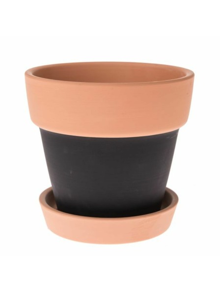 Casa de Engel Rivestimento per vaso in ceramica con sottobicchiere, 0/24