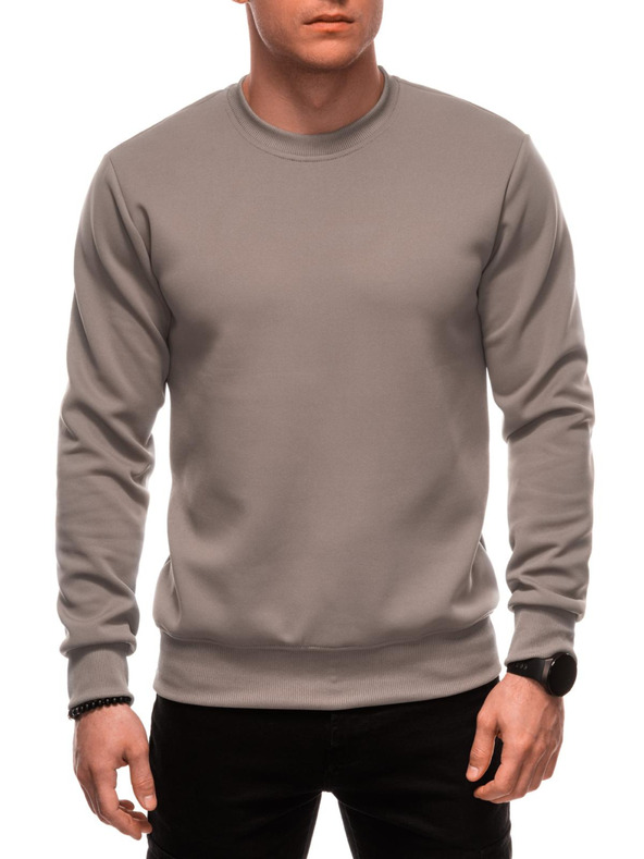 Edoti Felpa con cappuccio da uomo B1710 - beige EDOTI