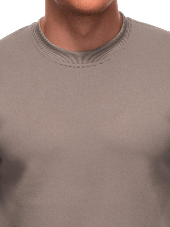 Edoti Felpa con cappuccio da uomo B1710 - beige EDOTI