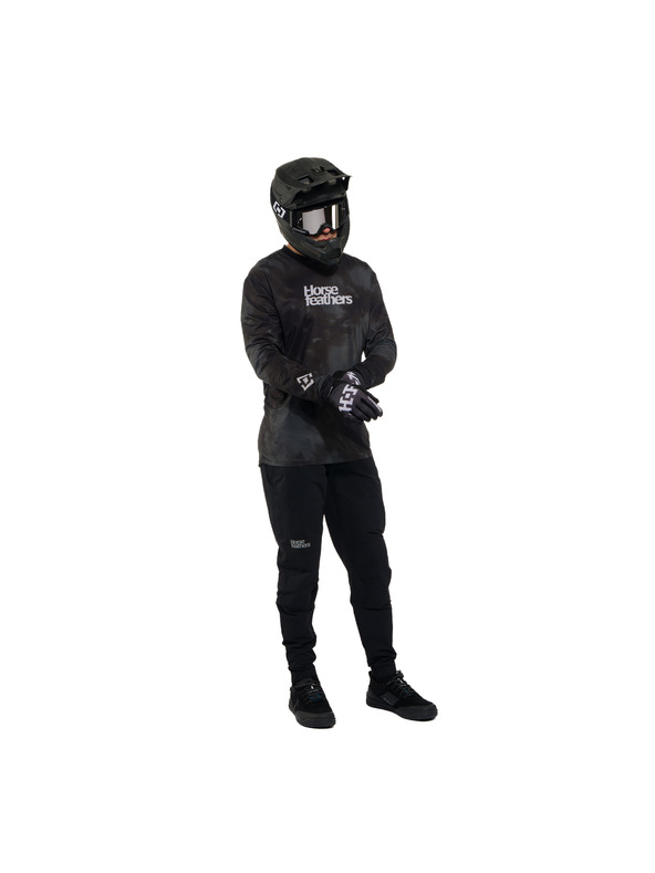 Horsefeathers Pantaloni da bici Stoker - nero HORSEFEATHERS