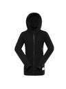 ALPINE PRO Felpa con cappuccio in cotone per bambini ALPINE PRO LOKKO black