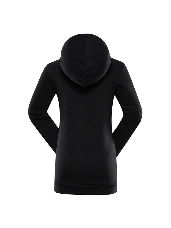 ALPINE PRO Felpa con cappuccio in cotone per bambini ALPINE PRO LOKKO black