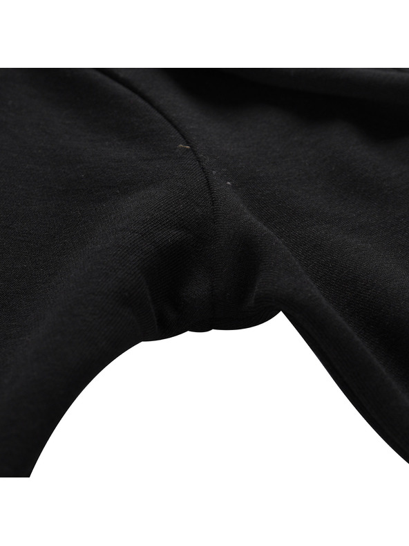 ALPINE PRO Felpa con cappuccio in cotone per bambini ALPINE PRO LOKKO black