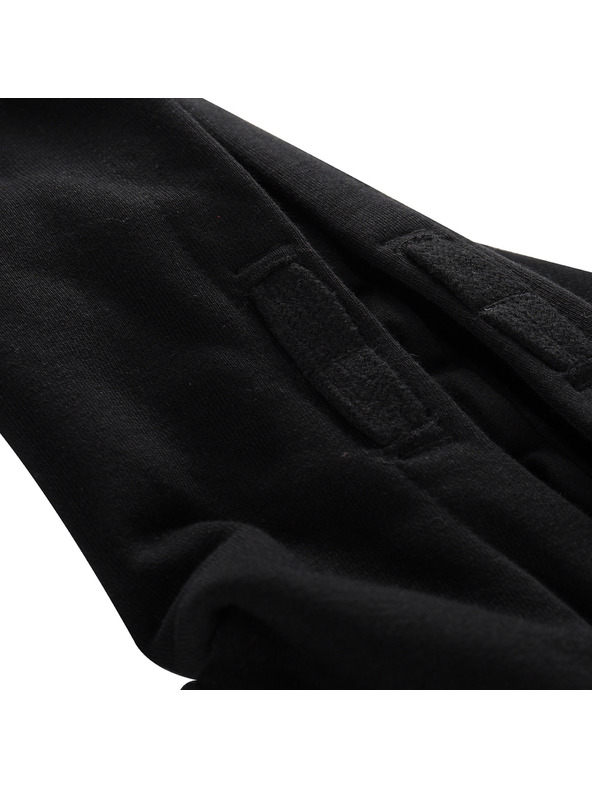 ALPINE PRO Felpa con cappuccio in cotone per bambini ALPINE PRO LOKKO black