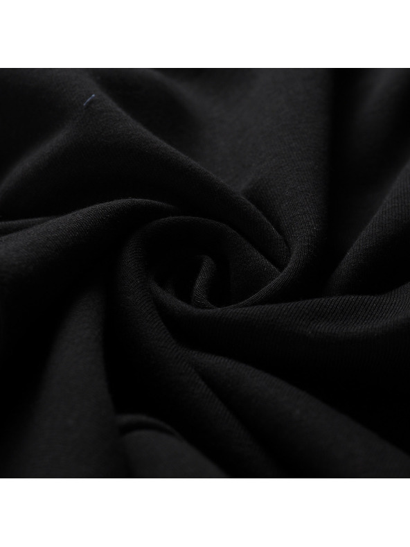 ALPINE PRO Felpa con cappuccio in cotone per bambini ALPINE PRO LOKKO black