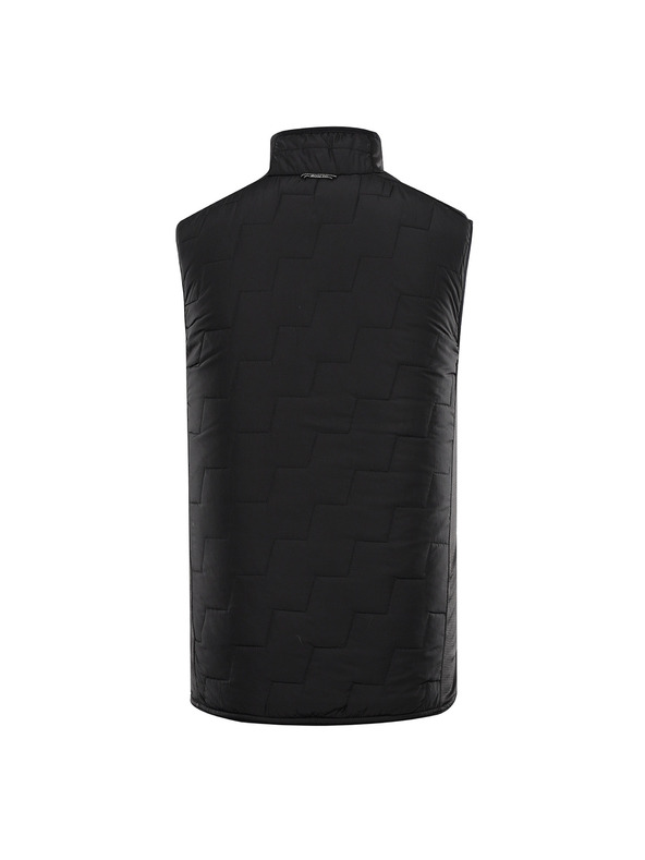 ALPINE PRO Gilet uomo con imbottitura in merino ALPINE PRO NERC black