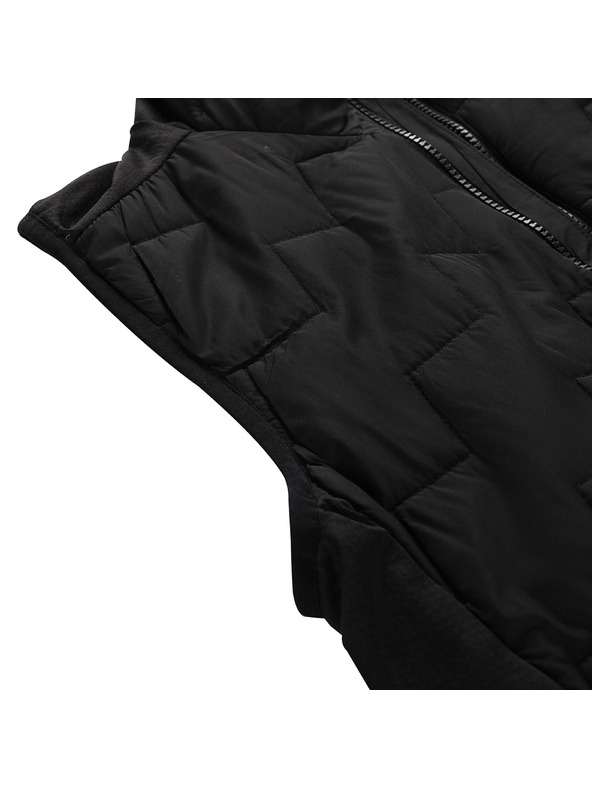 ALPINE PRO Gilet uomo con imbottitura in merino ALPINE PRO NERC black