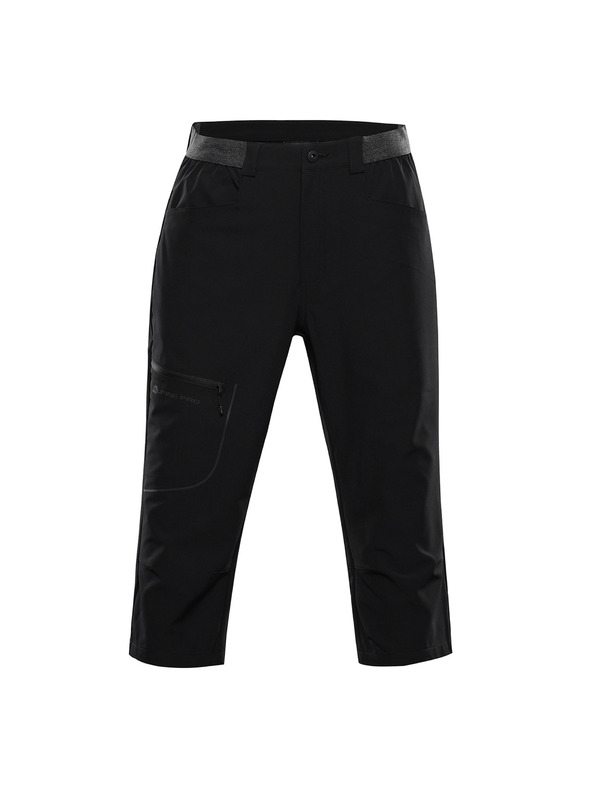 ALPINE PRO Pantaloni capri softshell uomo ALPINE PRO WEDER 2 black
