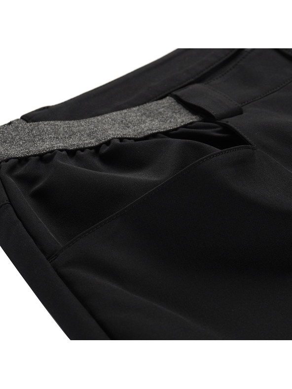 ALPINE PRO Pantaloni capri softshell uomo ALPINE PRO WEDER 2 black