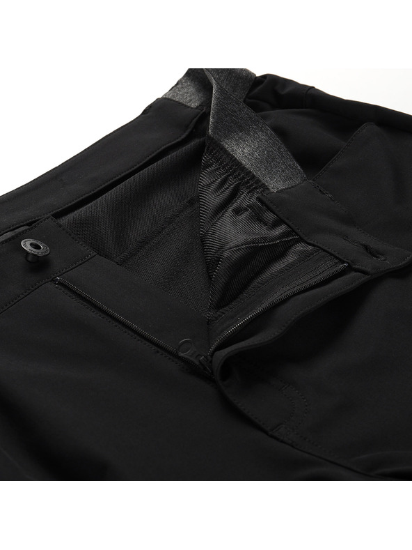 ALPINE PRO Pantaloni capri softshell uomo ALPINE PRO WEDER 2 black