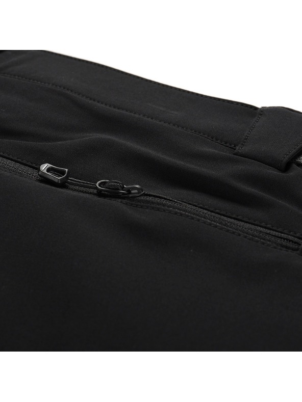 ALPINE PRO Pantaloni capri softshell uomo ALPINE PRO WEDER 2 black
