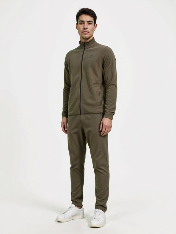 ALPINE PRO Felpa in pile da uomo ALPINE PRO SIUS 2 grigio pietra