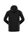 ALPINE PRO Felpa con cappuccio in cotone da uomo ALPINE PRO LOKK black