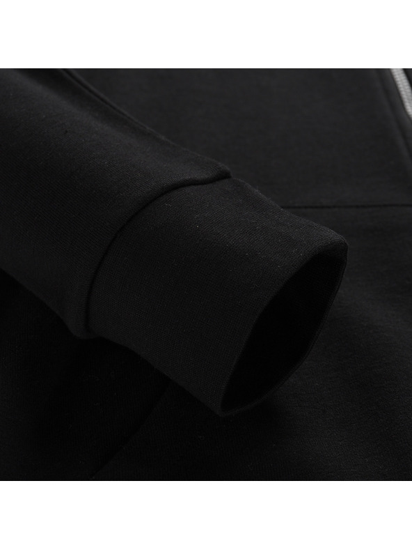 ALPINE PRO Felpa con cappuccio in cotone da uomo ALPINE PRO LOKK black