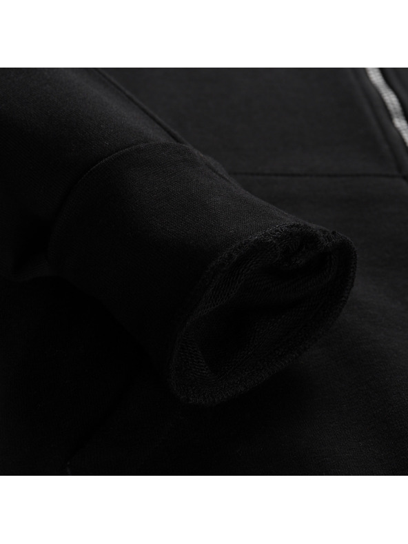 ALPINE PRO Felpa con cappuccio in cotone da uomo ALPINE PRO LOKK black