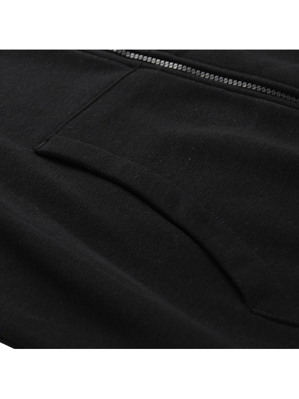 ALPINE PRO Felpa con cappuccio in cotone da uomo ALPINE PRO LOKK black