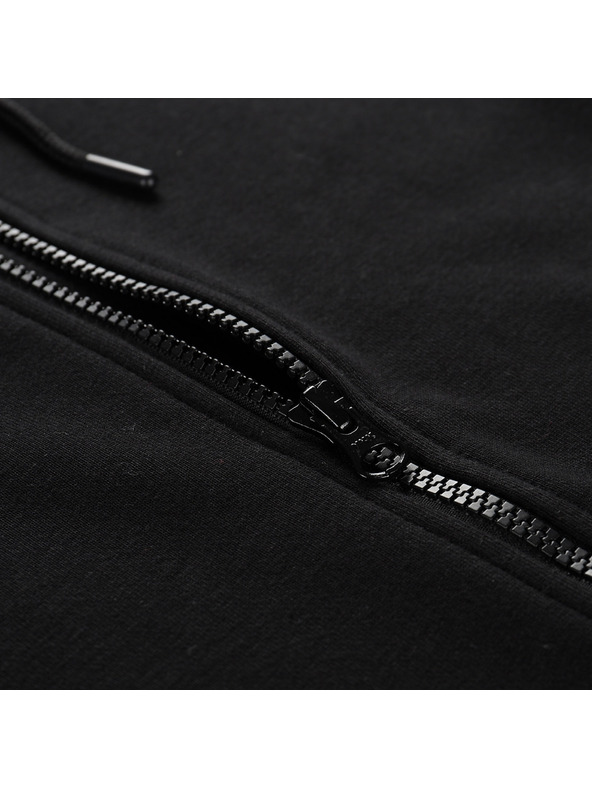 ALPINE PRO Felpa con cappuccio in cotone da uomo ALPINE PRO LOKK black