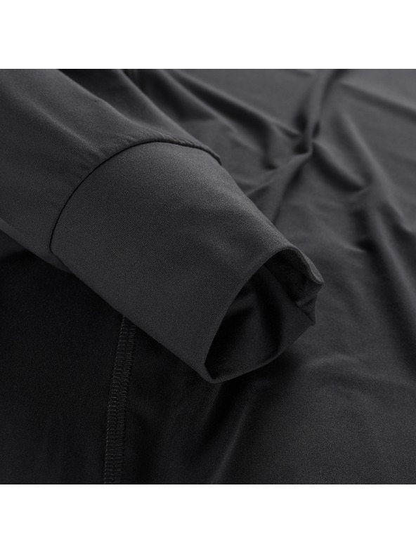 ALPINE PRO Felpa funzionale da uomo con elementi riflettenti ALPINE PRO IZAR grigio scuro