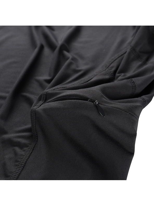 ALPINE PRO Felpa funzionale da uomo con elementi riflettenti ALPINE PRO IZAR grigio scuro