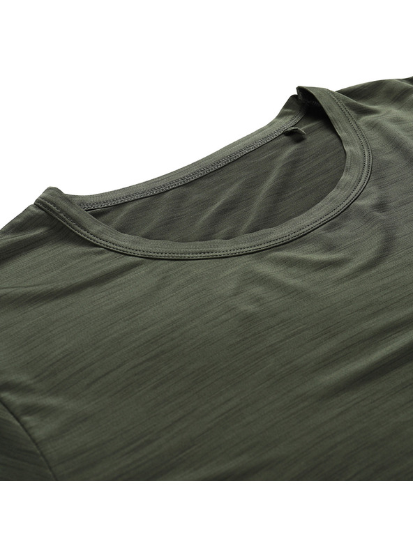 ALPINE PRO Maglietta asciugatura rapida con cool dry da uomo ALPINE PRO BASIK rifle green