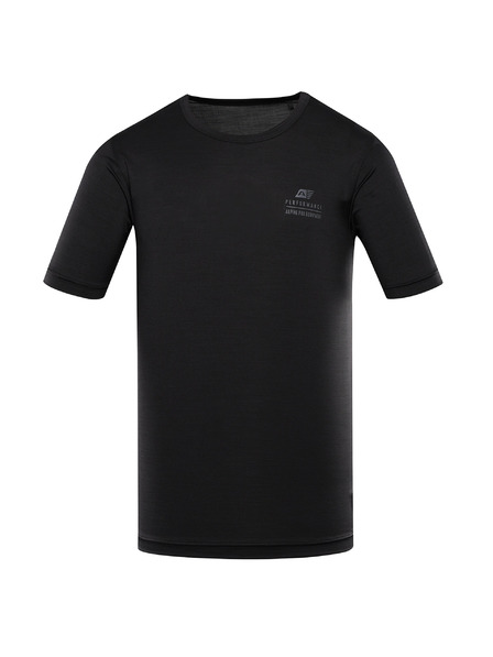 ALPINE PRO Maglietta asciugatura rapida con cool dry da uomo ALPINE PRO BASIK black