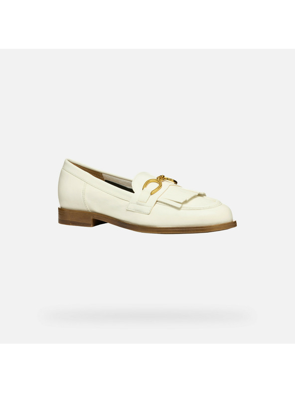 Geox Mocassini color crema Geox Prometya da donna