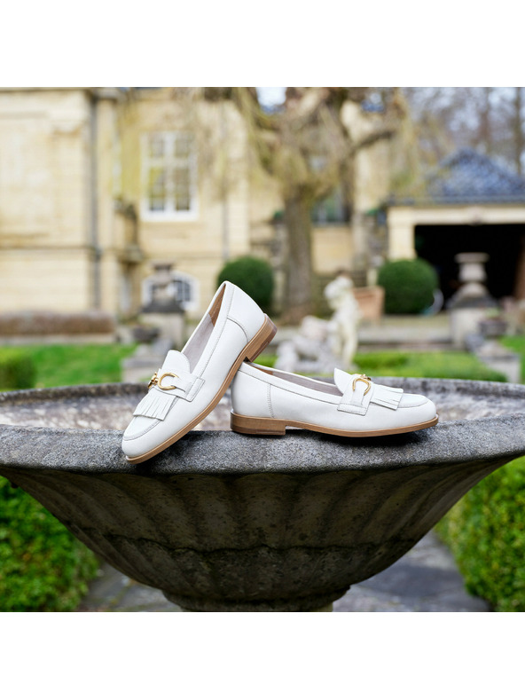 Geox Mocassini color crema Geox Prometya da donna