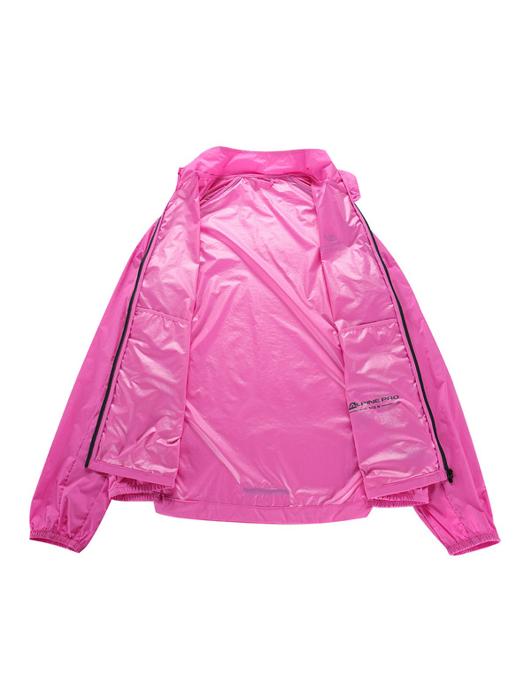 ALPINE PRO Giacca ultraleggera da donna con trattamento dwr ALPINE PRO SPINA 2 rosa neon