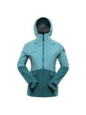 ALPINE PRO Giacca impermeabile da donna con membrana ptx ALPINE PRO ZARRA aqua sea
