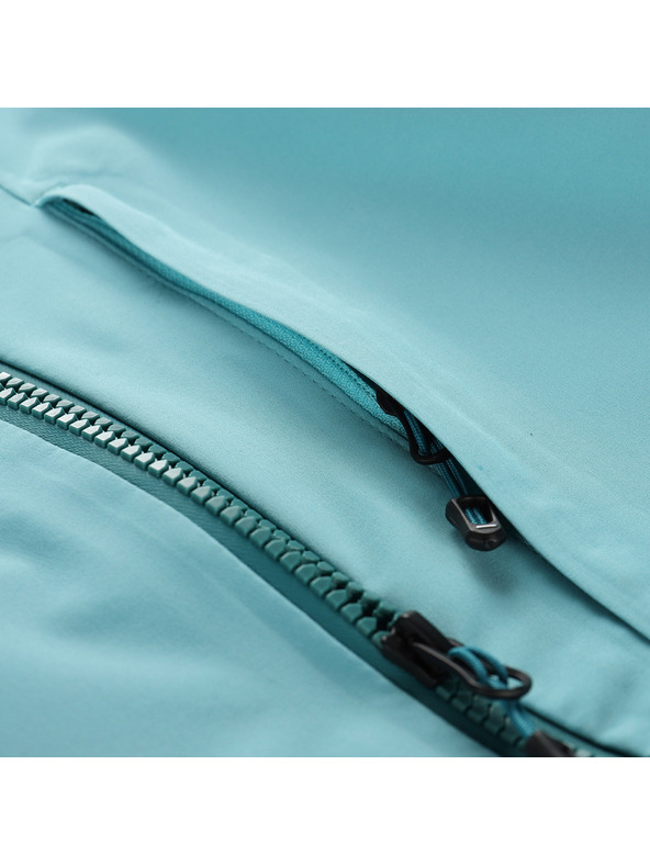 ALPINE PRO Giacca impermeabile da donna con membrana ptx ALPINE PRO ZARRA aqua sea