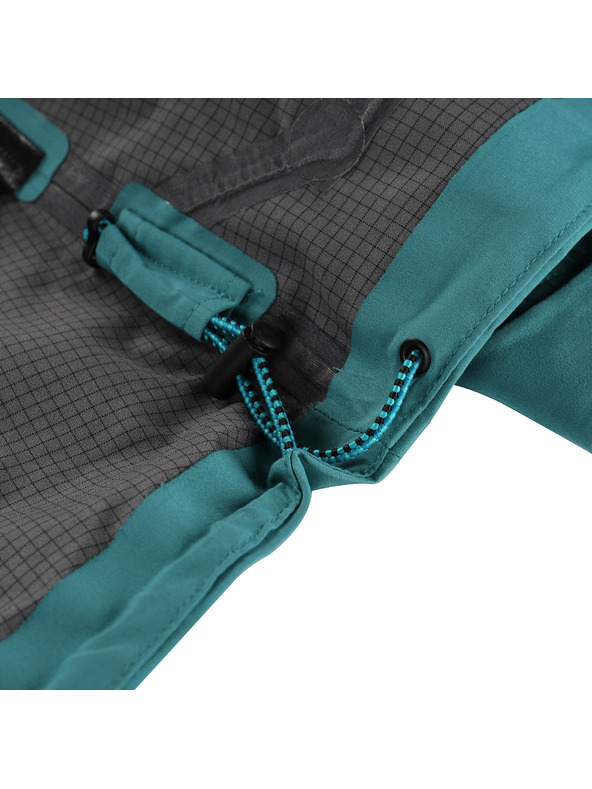 ALPINE PRO Giacca impermeabile da donna con membrana ptx ALPINE PRO ZARRA aqua sea