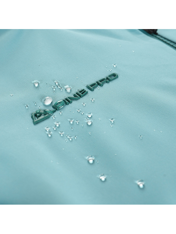 ALPINE PRO Giacca impermeabile da donna con membrana ptx ALPINE PRO ZARRA aqua sea