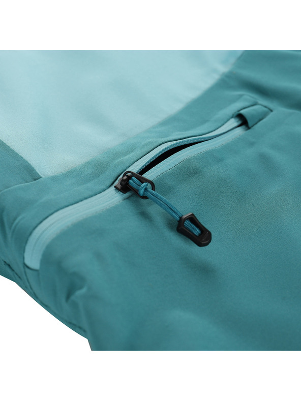 ALPINE PRO Giacca impermeabile da donna con membrana ptx ALPINE PRO ZARRA aqua sea