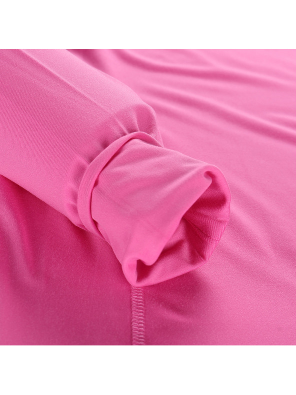 ALPINE PRO Felpa funzionale donna con elementi riflettenti ALPINE PRO IZARA rosa neon