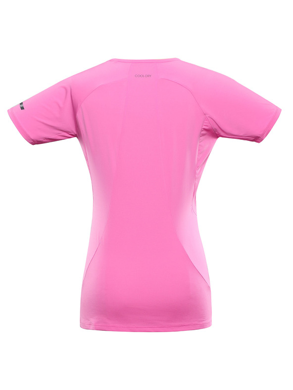 ALPINE PRO Maglietta da donna quick-dry con cool dry ALPINE PRO BONDA 2 neon pink