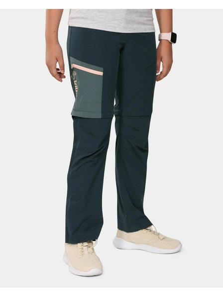 Kilpi Kilpi Pantaloni outdoor bambina HOSIO-JG Verde scuro