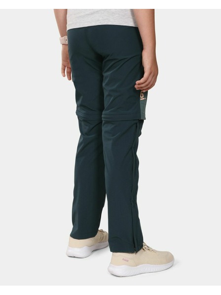Kilpi Kilpi Pantaloni outdoor bambina HOSIO-JG Verde scuro