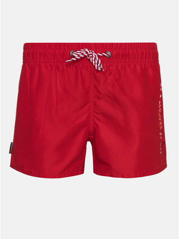 Sam 73 Pantaloncini rossi da bambina stampati SAM 73